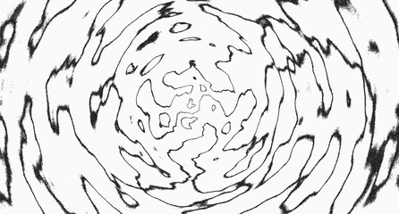 Topographic map contour lines vector background, abstract geographic line art pattern © wiwin