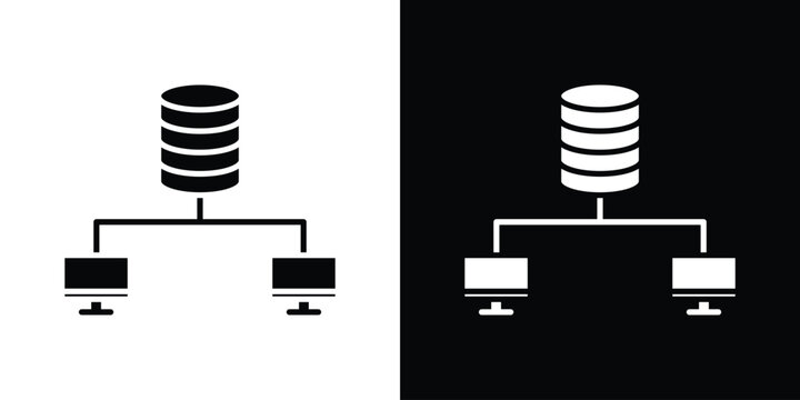 Data mining icon outline clipart set. EPS10