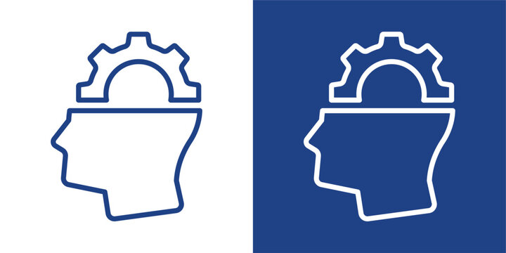 Experience Blue And White Icon Style Collection