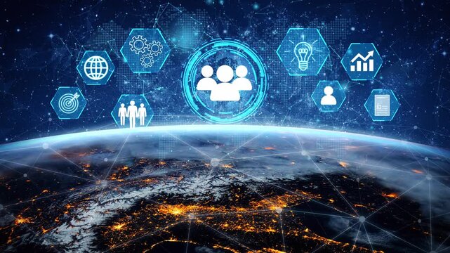 Futuristic Digital Network Visualization Over Asia with Global Connectivity and Technology Icons Illustrating Communication, Collaboration, and Innovation Concepts. Entropy.
