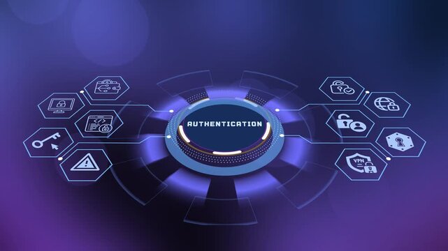 Authentication Security Interface for Identity Verification, Secure Login Protection and Enterprise Cyber Defense Systems.