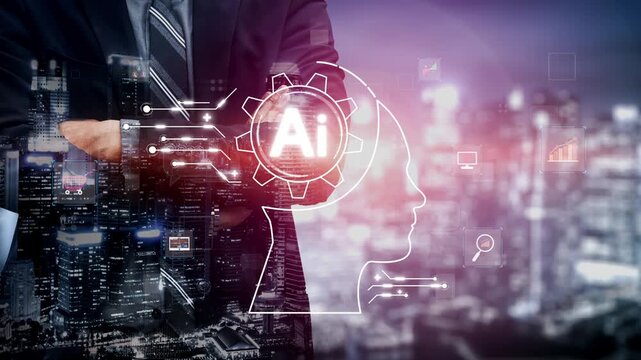 AI Assistant Brain Processor with LLM Technology, Big Data, Machine Learning, Generative AI for Business Support, Future Agentic AI Technology and Artificial Intelligence Prompt Engineering. Muxer