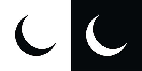 Moon icon minimal artwork bundle © Chummi