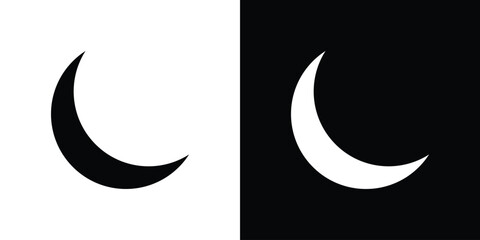 Moon icon minimal artwork bundle © Chummi