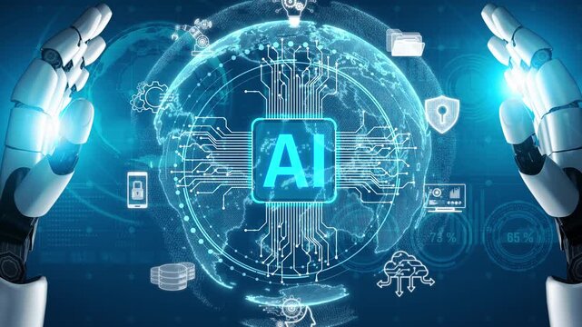 AI drives global digital transformation by connecting cloud, robotics, machine learning, and data systems to enhance innovation and secure smart networks worldwide. Marrow