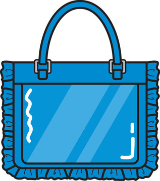 ＜推し活＞ ハンドバッグ型痛バッグ（青）