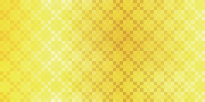 Bright Yellow Abstract Pixel Square Background Pattern