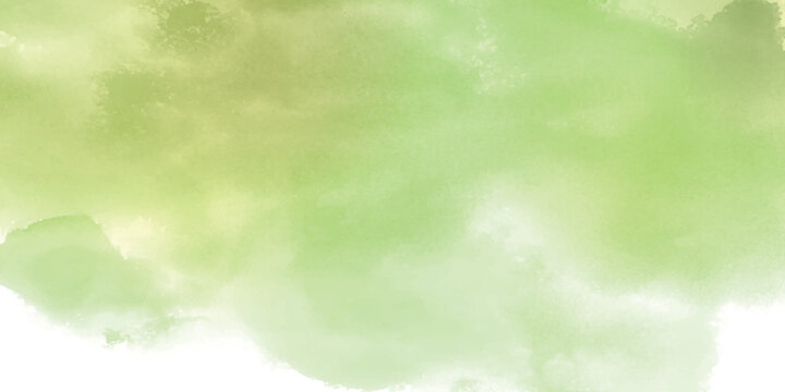 Soft Abstract Green Watercolor Texture Background