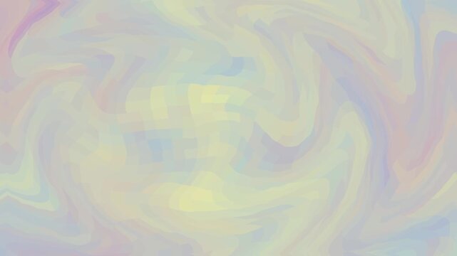 A pink, blue, and yellow swirly pixelated wallpaper background texture