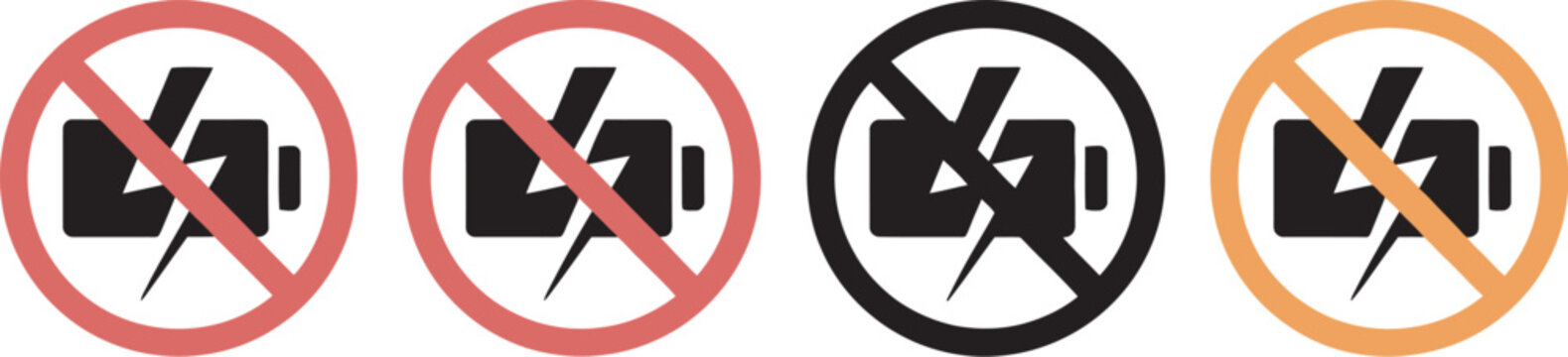 No battery empty sign with power failure or charging needed concept, vector illustration for low battery alerts, device status, energy warning, and user interface design.