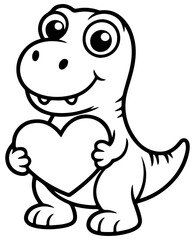Fototapeta premium cartoon, animal, illustration, art, dinosaur, funny, fun, baby, vector, nature, drawing, mammal, wildlife, character, dragon, cute, dino, wild, comic, reptile, smile, crocodile, design, child, clipart