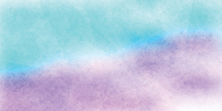 Soft Watercolor Abstract Background with Pastel Blue and Purple Colors