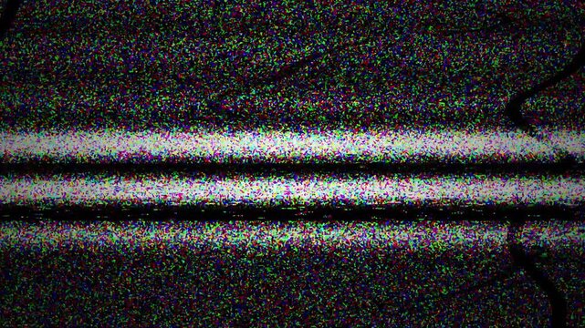 Seamless looped tv snow or noise background. Detuned analog television. 4k animation