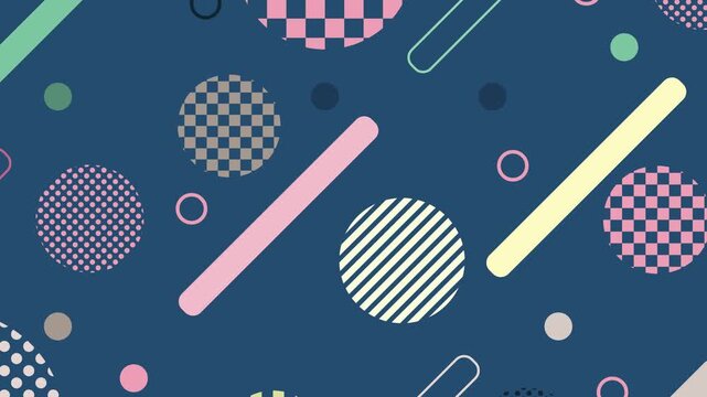 Geometric Shapes and Patterns Graphic Design 4K