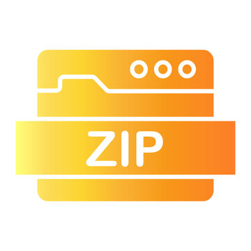 zip file Gradient icon