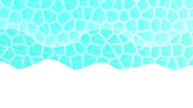 Blue Water Caustics Wave Pattern 4K