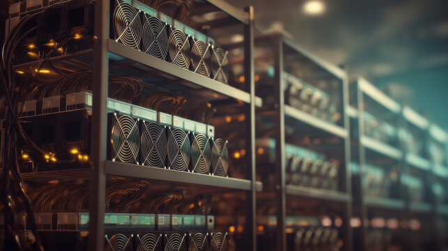 Cryptocurrency Mining Rig GPU