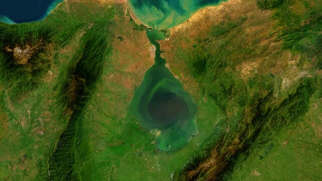 Lake Maracaibo Venezuela Map Animation