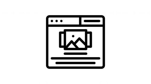 preview minimalist stroke animation