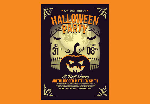 Halloween Party Flyer