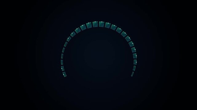 Abstract Arc Progress Indicator Animation