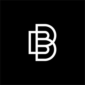 A sleek, structured geometric BC/CB monogram featuring sharp corners and bold minimalist lines. Perfect for modern architecture, legal firms, or engineering.