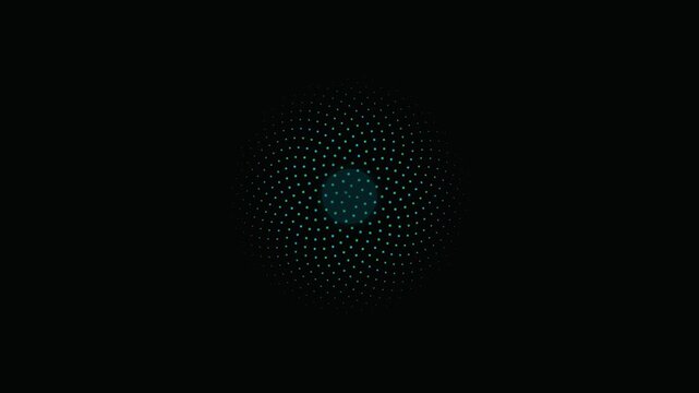 Golden Ratio Fibonacci Spiral Galaxy Simulation