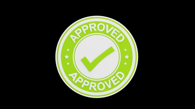 Approved Stamp