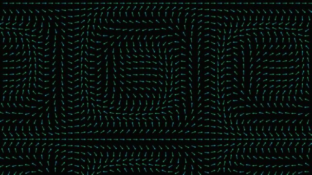 Particle Velocity Vector Flow Field Physics Map