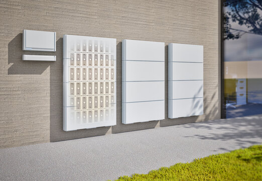 Group of home batteries or energy storage systems for residential used
