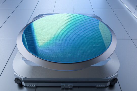 Silicon wafer plate for semiconductor manufacturing