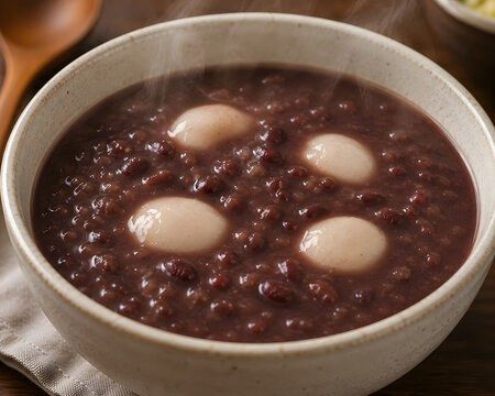 팥죽 배경