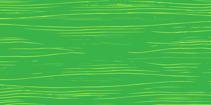 An abstract green background with flowing yellow horizontal lines creates a dynamic, wave-like texture. This minimalist pattern creates a fresh, energetic, and organic visual impression.