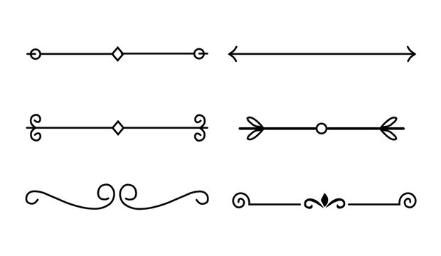 vector set of decorative elements
