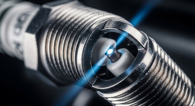 Ignition's Spark: A Moment of Electric Genesis