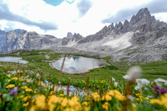 lake in the mountains