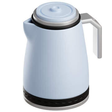 Electric Kettle 3D Illustration