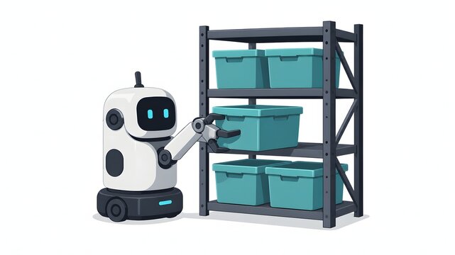 Robot, warehouse robot, industrial robot, automation, logistics robot, robotic arm