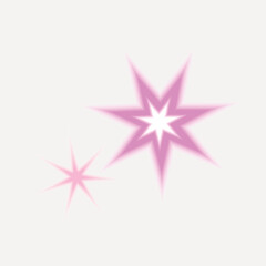 Fototapeta premium Bright pink starburst graphic vector