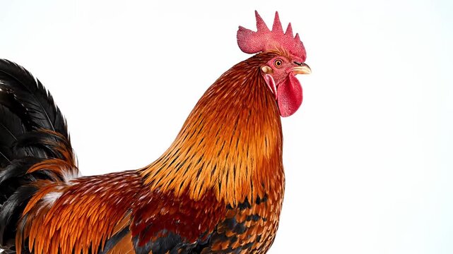 Minimalist Rooster Background Video for Cinematic Overlays and Transitions.