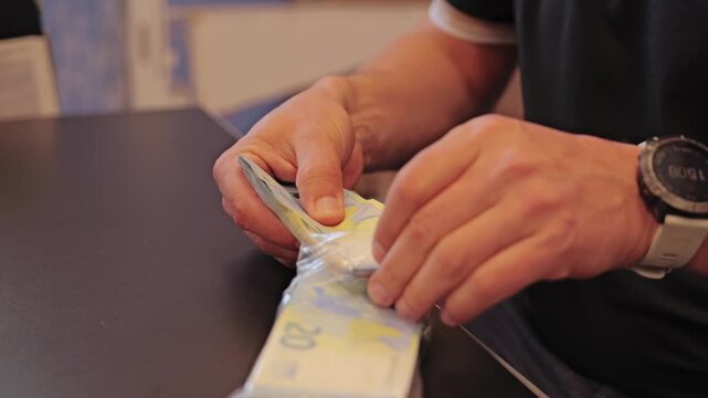 Money bundles emphasize rising prices and cost of living concerns