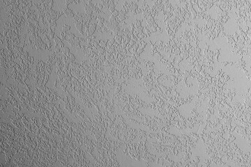 Grey textured concrete wall surface © reddish