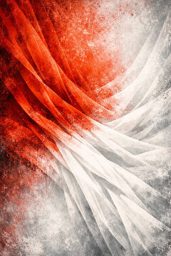 Vertical Grunge Red and White Artistic Texture Background for Creative Design