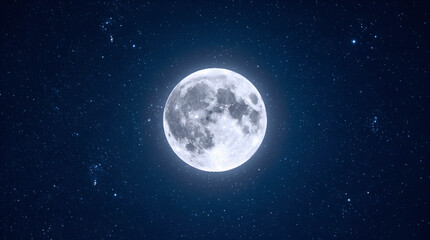 Fototapeta premium full moon in the sky