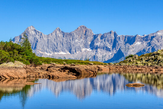 Dachstein mit Spiegelsee