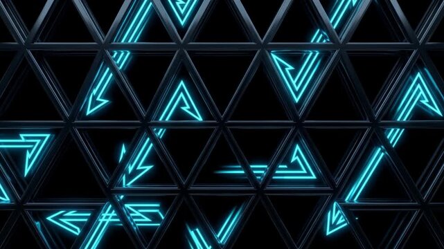 漆黒の背景でベクトル矢印がシアン色に発光し流動する量子スピン液体の抽象的CG映像