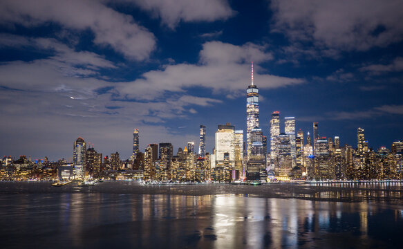 New York City cityscape, NYC aerial view. New York Manhattan cityscape, NYC aerial. New York aerial view. New York landscape top view, NYC.
