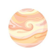 Illustration of Jupiter Planet Surface. © upin