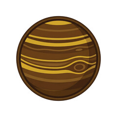 Illustration of Jupiter planet surface. © upin