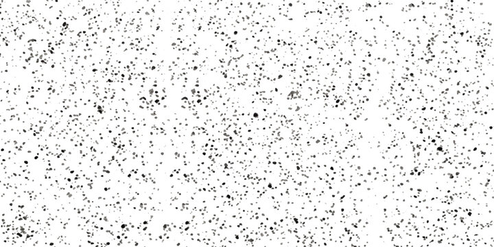 A speckled abstract background featuring a random distribution of small black dots on a white canvas, creating a visually engaging texture.